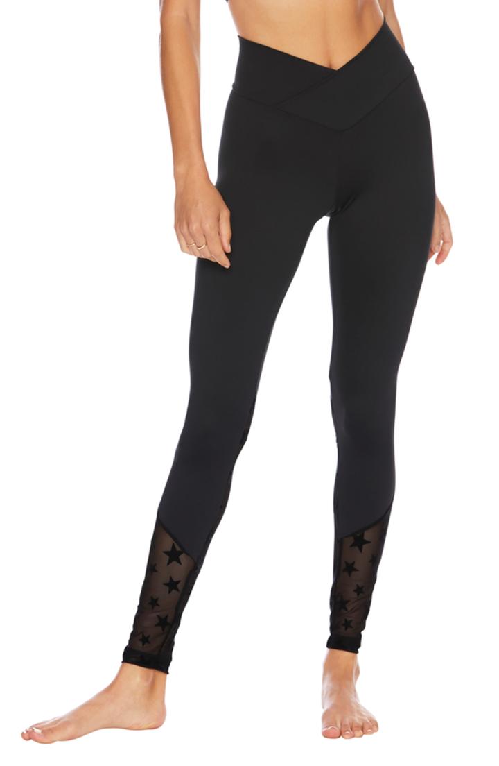 Women's Beach Riot Star Leggings - Black