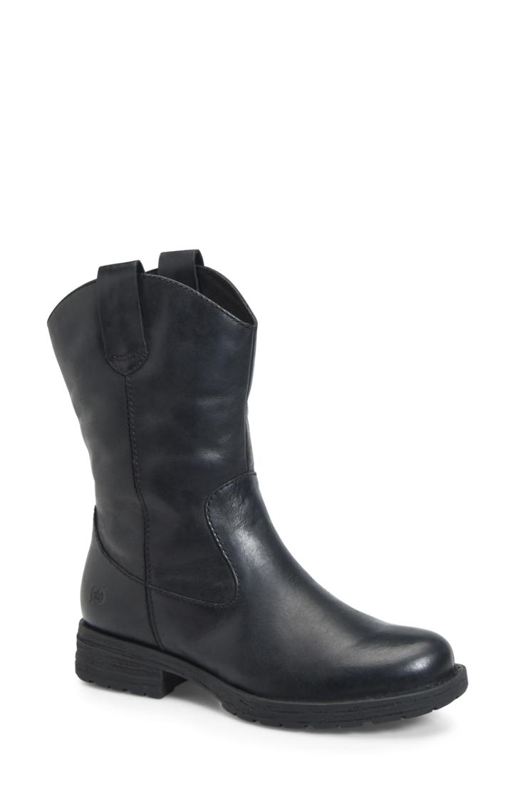 Women's B?rn Basin Waterproof Western Boot .5 M - Black