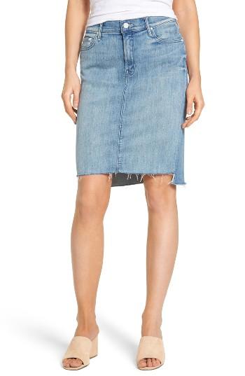 Women's Mother The Peg Step Fray Pencil Skirt