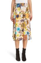 Women's Acne Studios Sabina Floral Print Midi Skirt Us / 38 Eu - None