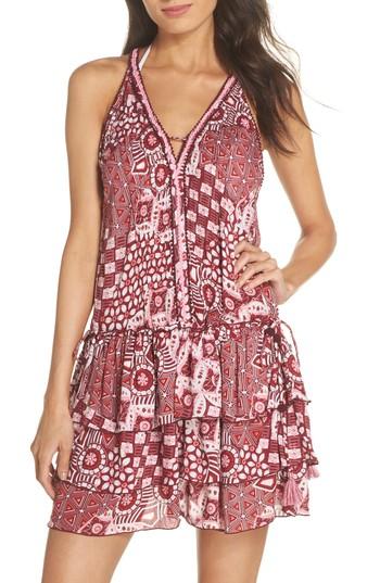 Women's Poupette St. Barth Bety Cover-up Minidress - Pink