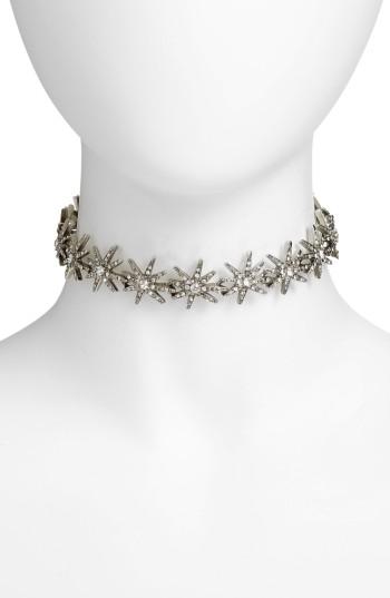 Women's Oscar De La Renta Crystal Choker