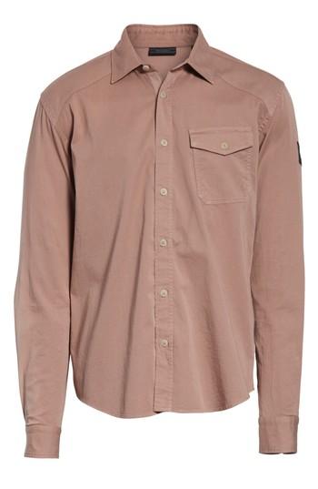 Men's Belstaff Steadway Sport Shirt, Size - Beige