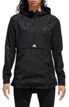 Women's Adidas Woven Shell Hooded Pullover
