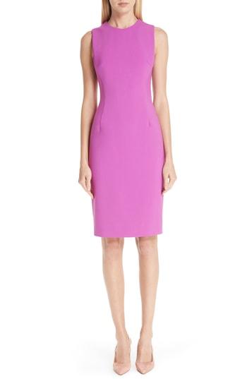 Women's Versace Collection Stretch Cady Pencil Dress Us / 40 It - Pink