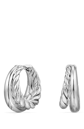 Women's David Yurman Pure Form Hoop Earrings, 25.5mm