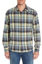 Men's Prana Woodman Regular Fit Flannel Shirt - Grey