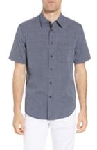 Men's Rag & Bone Regular Fit Short Sleeve Sport Shirt - Blue