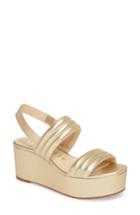 Women's Sole Society Amberly Platform Sandal .5 M - Yellow