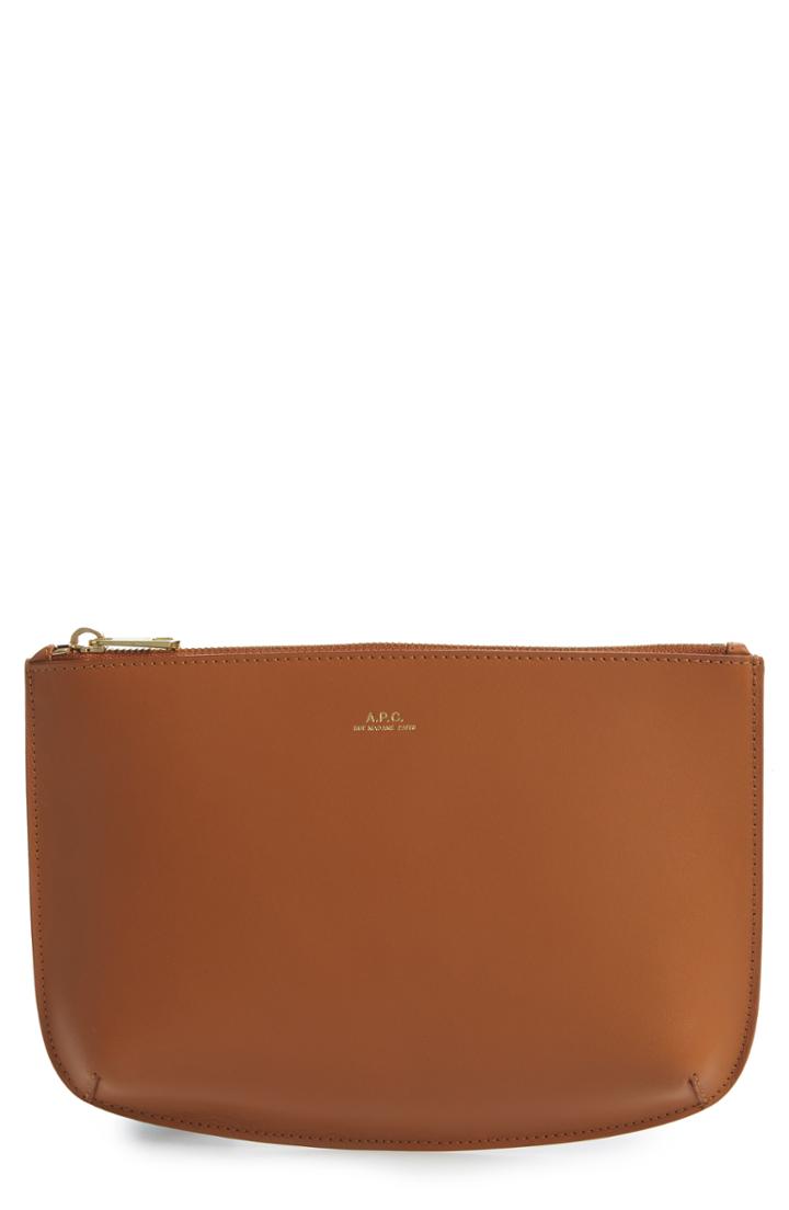 A.p.c. Sarah Leather Clutch -