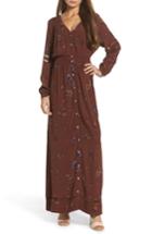 Women's Knot Sisters Jenny Maxi Dress - Burgundy