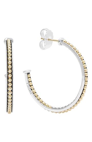 Women's Lagos 'enso' Caviar Hoop Earrings