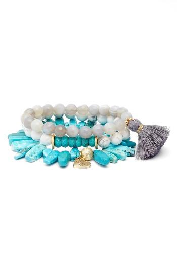 Women's Love's Affect Set Of 3 Stretch Bracelets