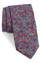 Men's Bonobos Vine Flower Wool Tie