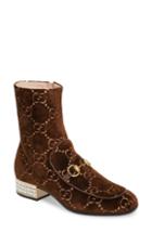 Women's Gucci Logo Bootie Us / 35eu - Brown