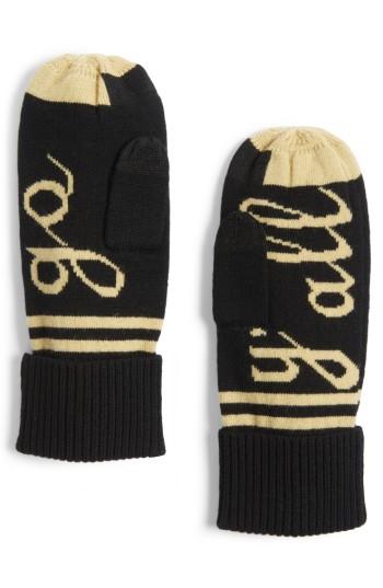 Women's Draper James Spirit Mittens, Size - Black