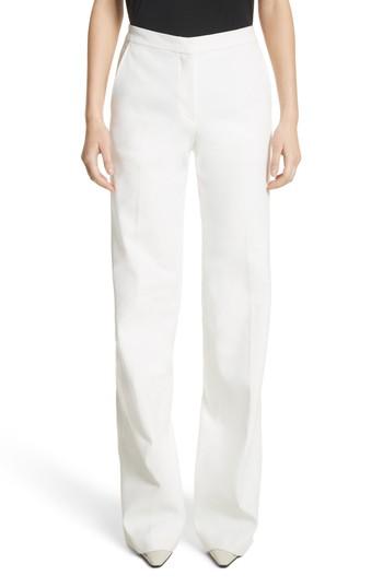 Women's Off-white Wide Leg Pants Us / 40 It - White