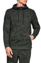 Men's Under Armour Threadborne Siro Camo Half Zip Hoodie - Green