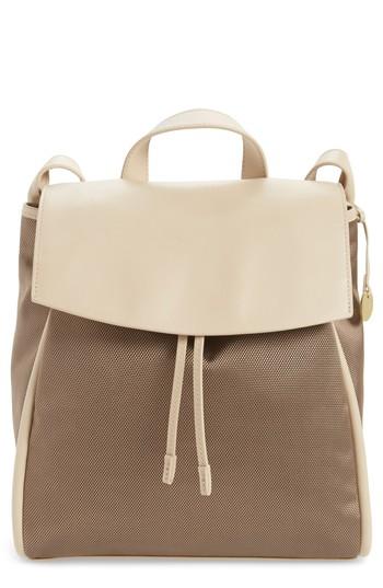Skagen Ebba Leather & Canvas Backpack -