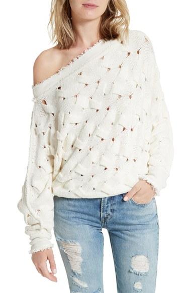Women's Free People Desert Sands Cable Pullover