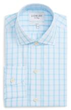 Men's Ledbury Hayden Trim Fit Windowpane Dress Shirt