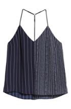 Women's Socialite Mix Stripe Camisole - Blue