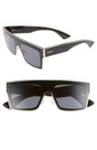 Women's Moschino 54mm Polarized Flat Top Sunglasses -