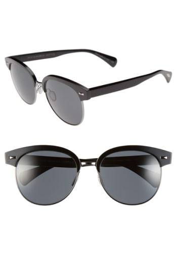 Women's Oliver Peoples 'shaelie' 55mm Sunglasses - Black Satin/ Gunmetal