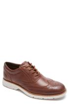 Men's Rockport Total Motion Fusion Wingtip .5 M - Brown
