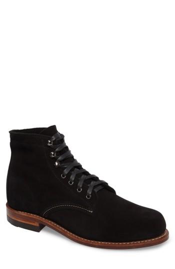 Men's Wolverine '1000 Mile' Plain Toe Boot .5 D - Blue
