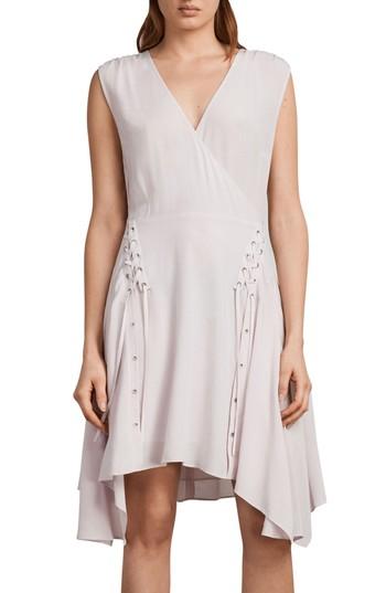 Women's Allsaints Miller Lace-up Dress - Pink