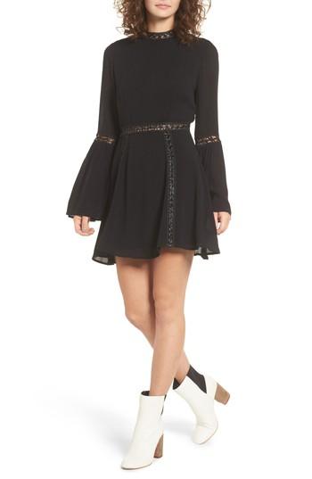 Women's Lost + Wander Indie May Bell Sleeve Minidress