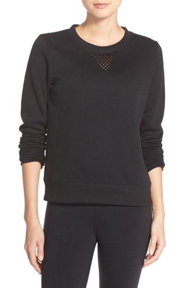 Women's Alo 'downtown' Long Sleeve Top - Black
