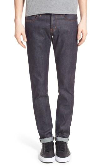 Men's Naked & Famous Denim 'super Skinny Guy' Skinny Fit Selvedge Jeans - Blue