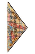 Women's Burberry Marker Pen Silk Square Scarf, Size - Yellow