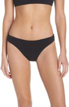 Women's Leith Malibu High Leg Bikini Bottoms - Black