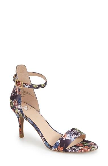Women's Bp. 'luminate' Open Toe Dress Sandal .5 M - Black