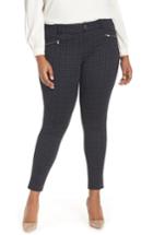 Petite Women's Wit & Wisdom Ab-solution Skinny Ponte Pants P - Blue