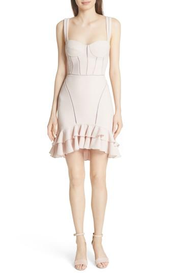 Women's Jonathan Simkhai Seersucker Bustier Dress - Pink