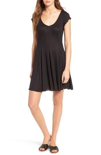 Women's One Clothing Ribbed Skater Dress