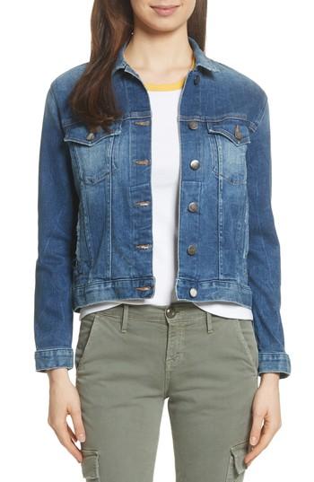 Women's Frame Le Vintage Denim Jacket - Blue