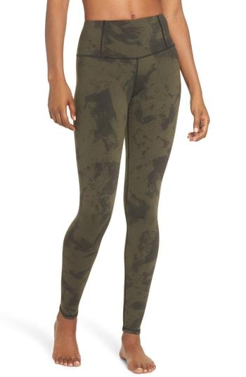 Women's Electric & Rose Ashland Leggings - Green