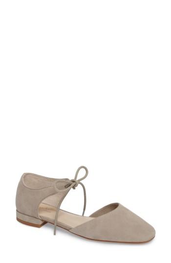 Women's Seychelles Prospect Tie Front Flat M - Metallic