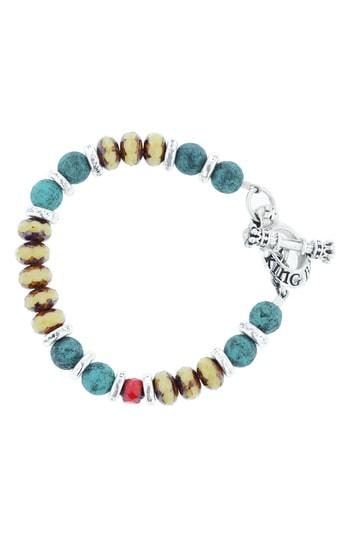 Men's King Baby American Voices Ceramic & Glass Bead Bracelet