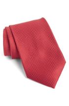 Men's Nordstrom Men's Shop Micro Pin Dot Silk Tie, Size - Red