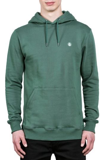 Men's Volcom Single Stone Hoodie, Size - Green