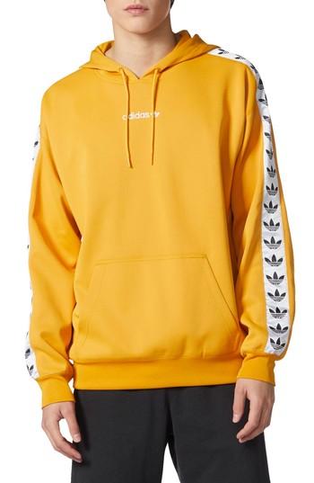 Men's Adidas Originals Tnt Tape Hoodie - Yellow