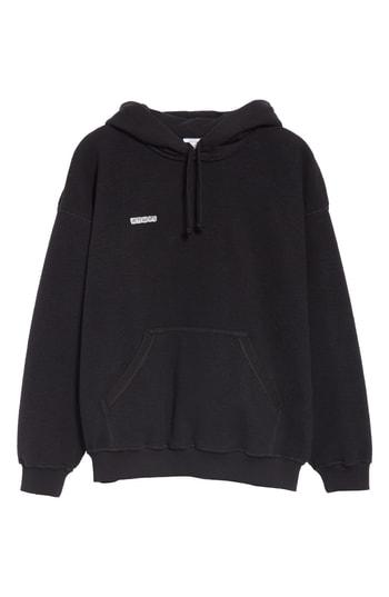 Women's Vetements Inside-out Hoodie - Black