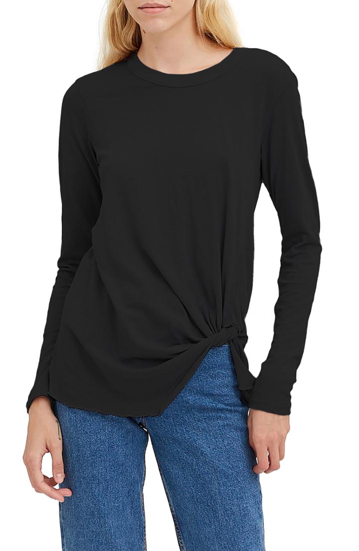 Women's Stateside Slub Twist Tee - Black