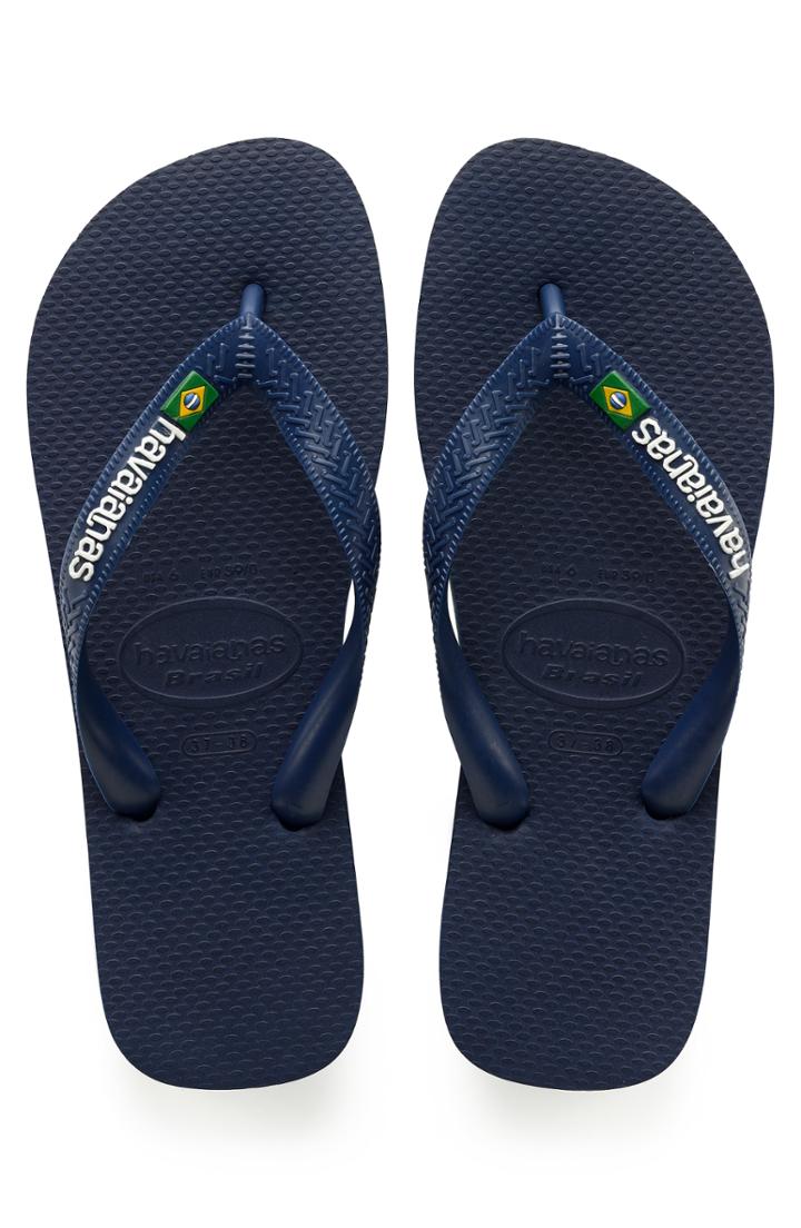 Men's Havaianas Brazil Flip Flop /13 M - Blue